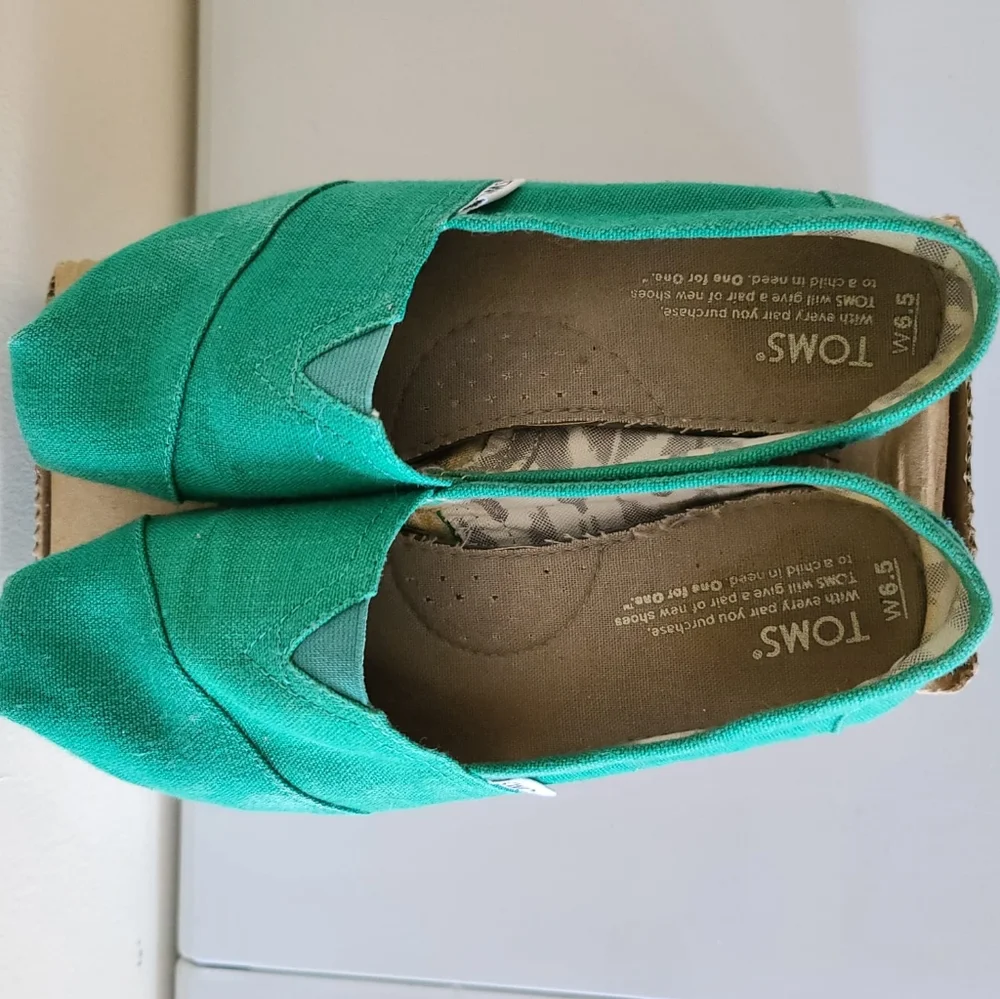Toms Classic Shoes Earthwise Green W 6.5 - Picture 6 of 6